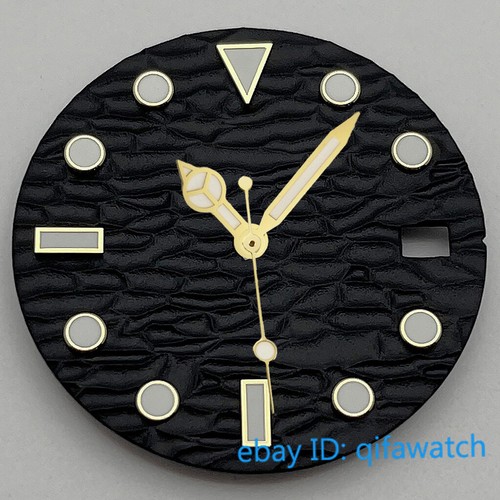 Esfera de reloj estéril de 28,5 mm con mano de reloj Fit NH35 movimiento corona de 3,8 en punto - Imagen 2 de 16