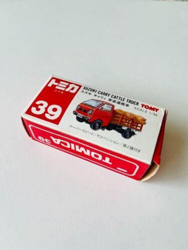 Tomica Tomy 39 Suzuki Carry Livestock Transporter Made In Japan Multicolor Used - Picture 11 of 12