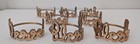 Brass NAPKIN RINGS "BLESSED' Set of 8 Thanksgiving Christmas Holiday Decor