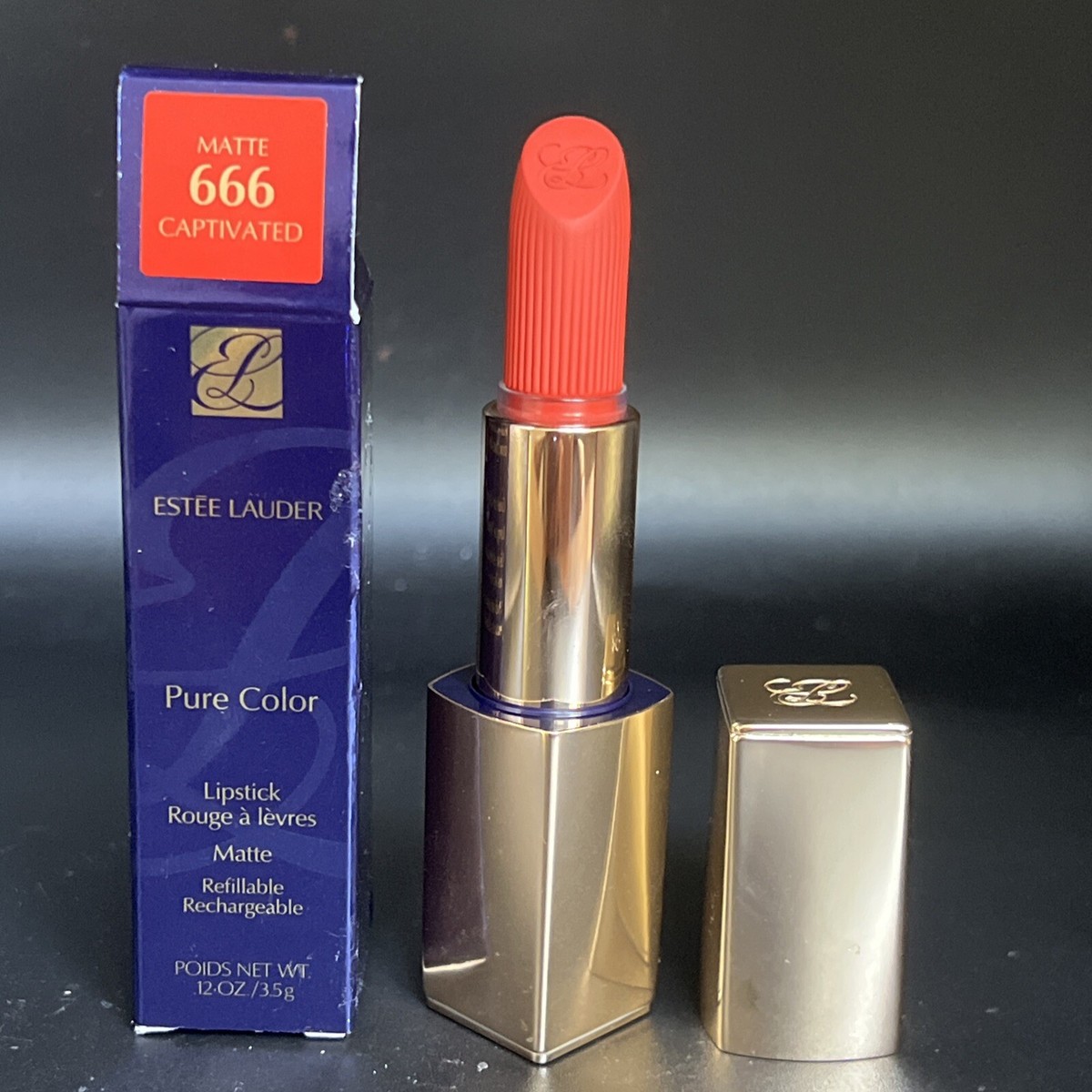 666 CAPTIVATED (Vibrant Orange) ESTEE LAUDER Pure Color MATTE