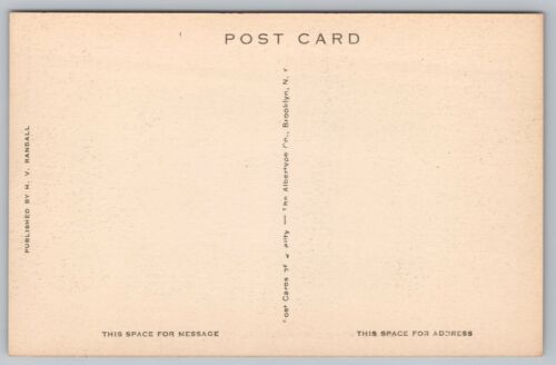Albany Street Cazenovia NY c1920 Street Scene Old Cars Albertype Postcard - Picture 2 of 2
