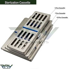 Surgical Autoclave Sterilization Cassette Rack Dental Instruments Holding Box