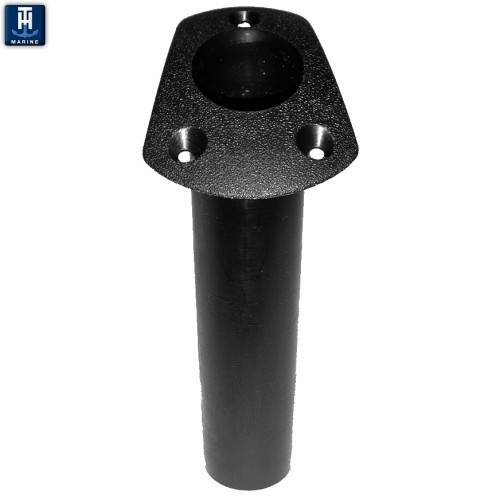 Soporte de caña en ángulo TH Marine plástico blanco pesca RH-1FW-DP - Imagen 1 de 1