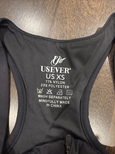 Women’s Black Athletic Romper - Picture 3 of 6