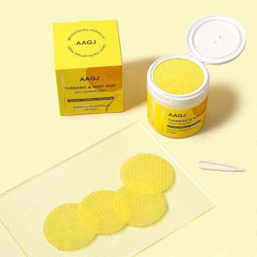 Curcuma Esfoliante Viso Peeling Pulizia 55 Cialde Top Seller USA - Foto 9 di 9