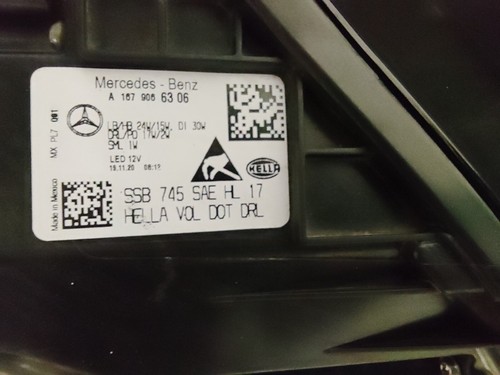 2020 MERCEDES BENZ GLE350 CLASS LED HEADLIGHT OEM 2021 2022 2023 LEFT CRACK LEN - Picture 10 of 10