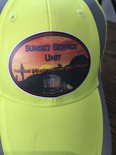 Vintage Union Pacific Sunset Service Unit Railroad Baseball Cap Hat - Picture 2 of 7
