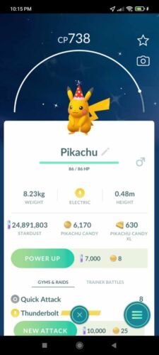 Pokemon Shiny Pikachu Red Party Hat - TRA'DE GO - Read Description - Picture 4 of 4