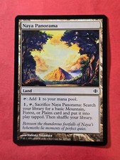2008 Magic The Gathering Shards of Alara #227 Naya Panorama, C, NF, cd2