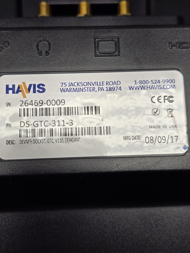 HAVIS DOCKING STATION FOR GETAC V110 CONVERTIBLE NOTEBOOK - 第 8/8 張圖片