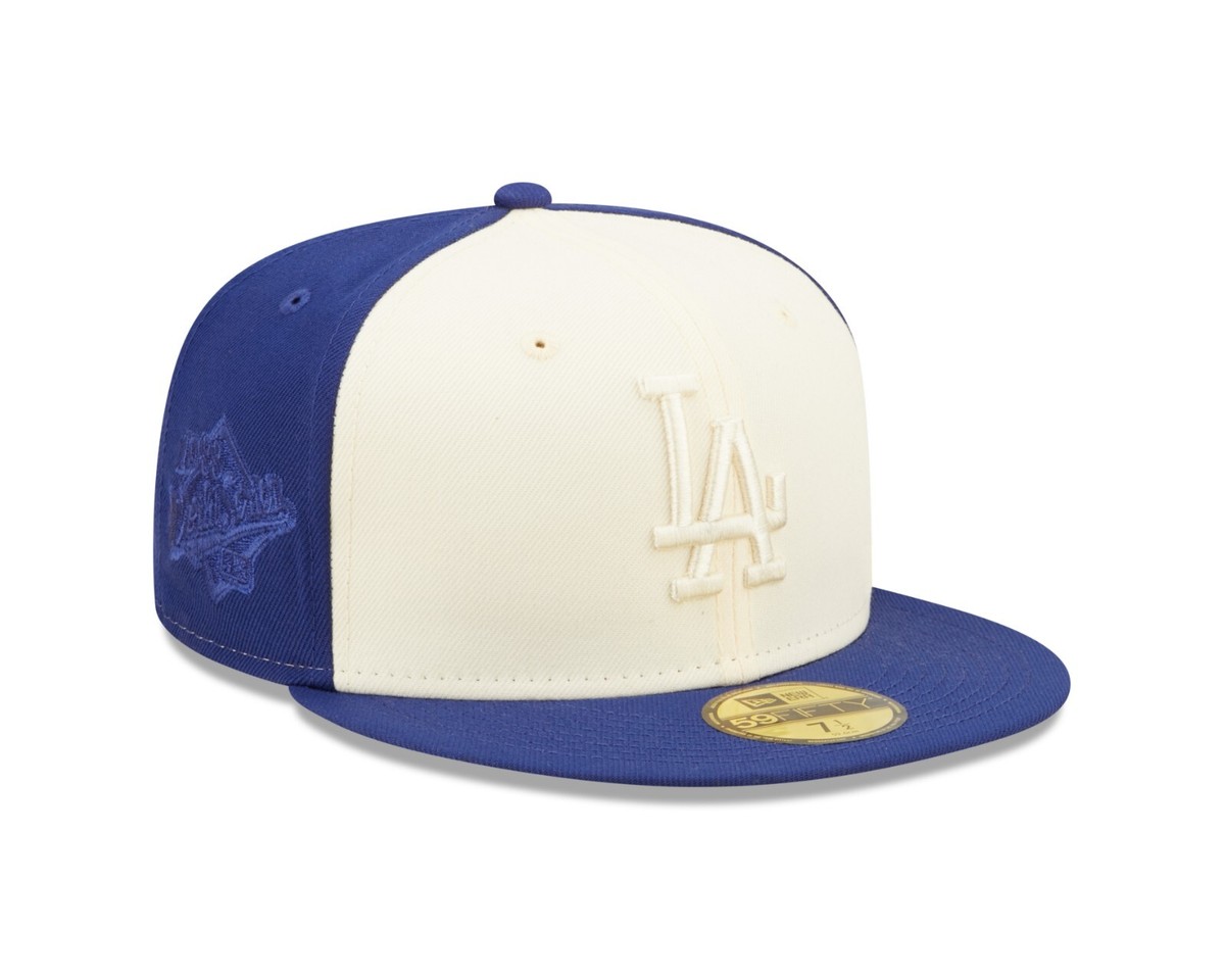 New Era Los Angeles Dodgers Tonal 2 Tone 59fifty Fitted Hat Blue