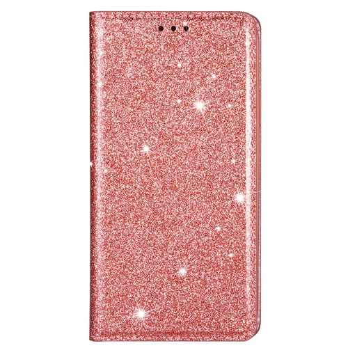 Funda tipo billetera de cuero brillante magnética abatible para Samsung A10/A20e/A30/A50/A70 - Imagen 17 de 18