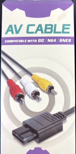 TOMEE - Super Nintendo, Game Cube & Nintendo 64 AV Cable SNES, GC & N64 - M03901 - Picture 2 of 6