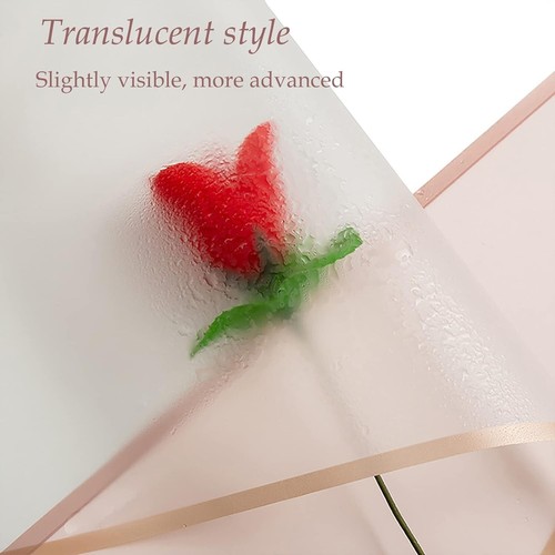 Luxury Floral Wrapping Paper Set - 320 Sheets in Translucent Design & Ribbons - Picture 4 of 9