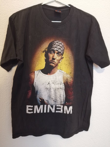 Vintage Eminem T-Shirt L Rap Hip Hop RAR