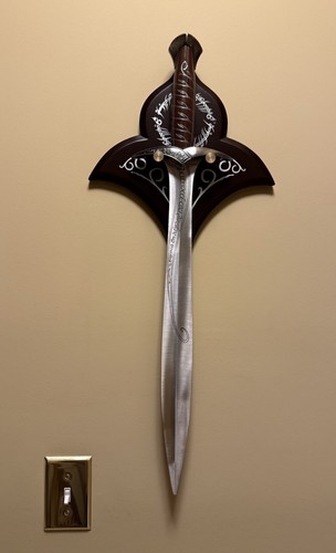 Sting LOTR Lord of the Rings Sword Replica with Mounting Plaque (Read Below) - Picture 24 of 24
