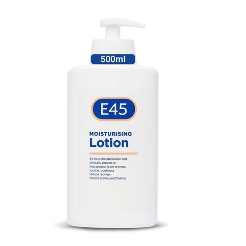 E45 moisturising Lotion Pump - 500g - Dermatological - Skin Care Cream - Picture 2 of 24