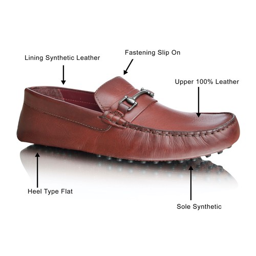 Mens Driving Shoes Genuine Leather Slip On Loafers Moccasins Casual Shoes Size - Picture 13 of 20