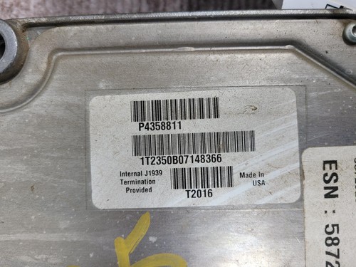 2016-2017 RAM 3500 ELECTRONIC CONTROL MODULE 6.7L CUMMINS ECM PART#4358811 - Picture 2 of 5