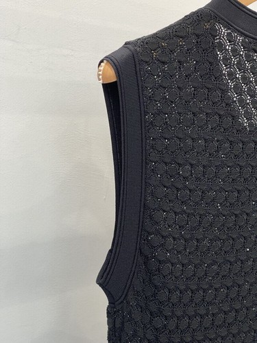 Moda para mujer Vestidos tejidos sin mangas Vestidos con cuello en V V Vestidos para mujer - Imagen 11 de 25