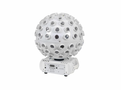Eurolite Led B-40 Laser Beam Effect White Mirrorball DJ Disco Lighting - Picture 3 of 5