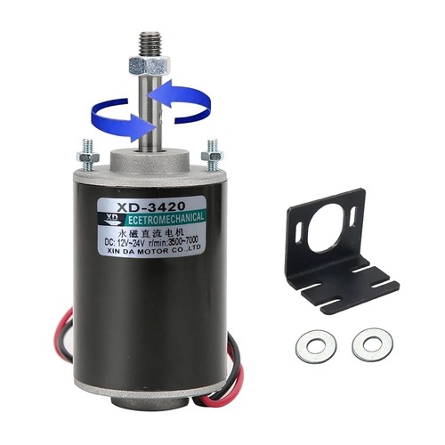 High Torque DC Motor 12 V/24 V Permanent Magnet Motor Mini DC Motor DIY Generato - Picture 8 of 8
