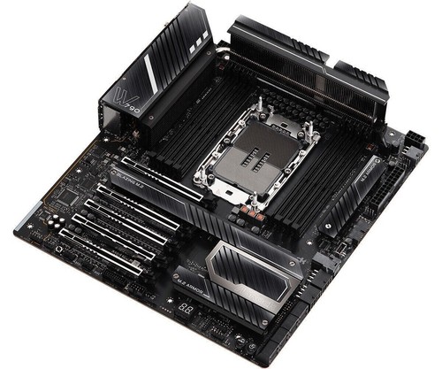 Placa madre ASRock W790 WS W790 LGA4677 máximo 2 TB DDR5 PCIe EATX al por menor - Imagen 3 de 6