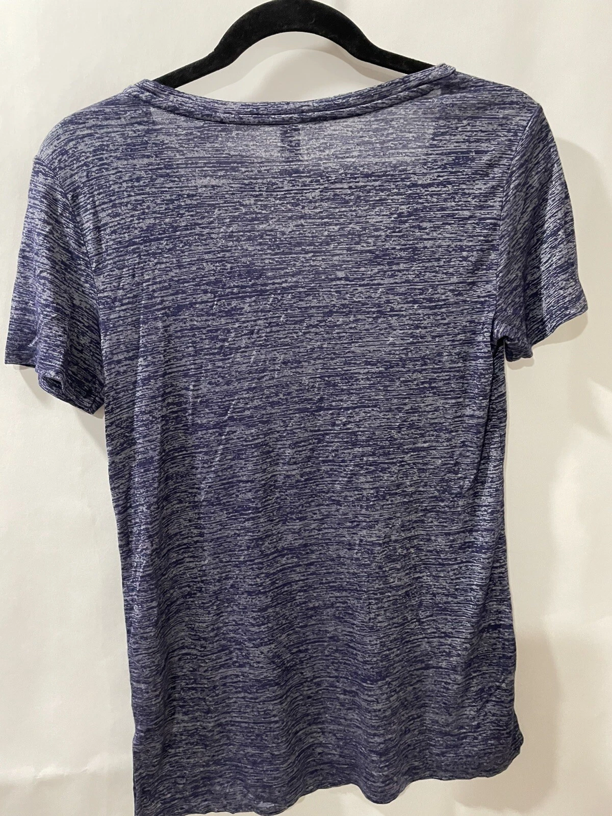 lole top tie side slit shirt