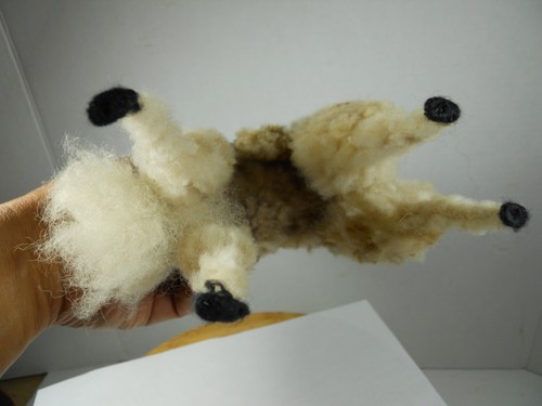 vintage Peru Peruvian Alpaca Llama souvenir figure 10.5” x 6" x 3" South America - Picture 10 of 12