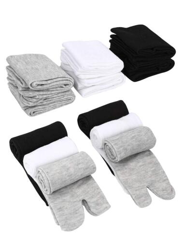 3 Pairs V-Shape Splited Toe Tabi Socks,Flip Flop Tabi Socks - Picture 3 of 6