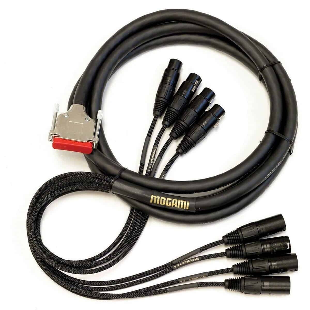 Mogami GOLD AES TD DB25 XLR-05 | 8- цифровой аудиокабель канального ввода-вывода длиной 5 футов