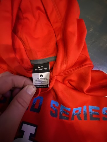 St. Louis Cardinals Nike Therma-Fit MLB Red Hoodie Large 2013 World Series NWOT - Picture 5 of 5