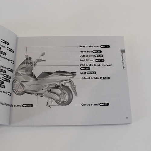 Manuale proprietario originale Honda PCX125 2022 / WW125,A / inglese 32K1YC00 - Foto 10 di 17