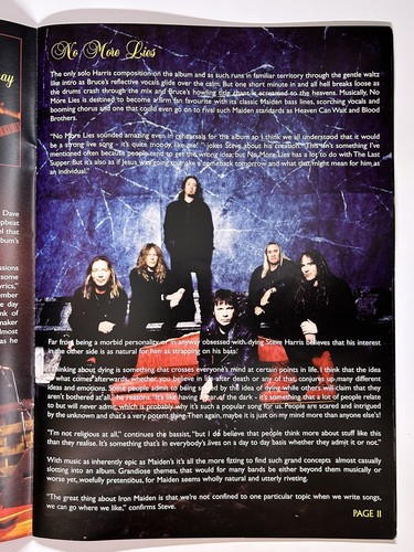 Iron Maiden Pass & Program Bruce Dickinson Dance of Death World Tour 2003 - 2004 - Picture 7 of 18