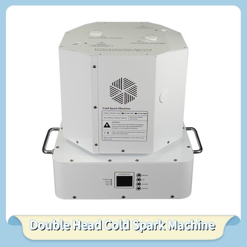 Máquina de chispas frías giratoria 1500W efecto escenario doble pulverización giratoria DMX boda - Imagen 15 de 15