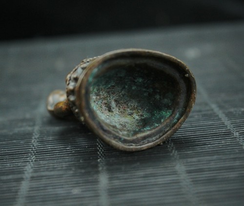 China tibet old bronze Guru Sakyamuni buddha statue Shakyamuni sculpture - Picture 5 of 5