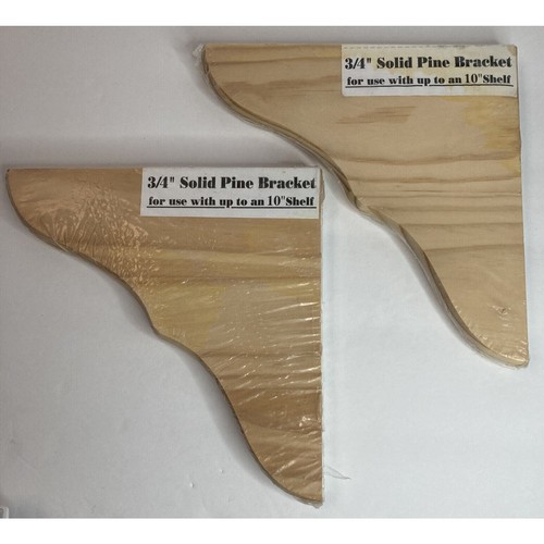 Goldenberg Shelf Bracket Pine Wood Unfinished 7.5 in x 7.5 in. x .75 in Lot of 2 - Picture 2 of 5