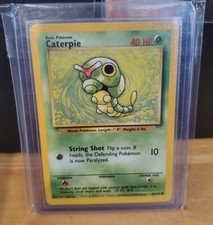 Pokémon - Base Set - Unlimited - Caterpie - 45/102 NM/LP