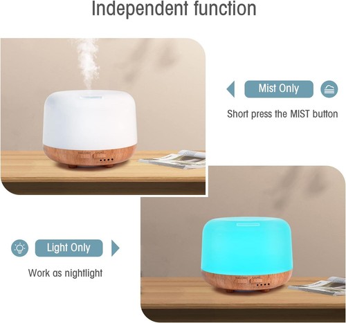 Aromatherapy Essential Oil Home Diffuser with Remote Control, 300ML - Picture 5 of 7