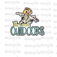 Disney Goofy Outdoors nn Premade Scrapbook Page Paper Piece die cut