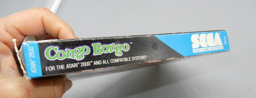 1983 CONGO BONGO Sega ATARI 2600 video game RARE in box Arcade Version - Picture 7 of 10