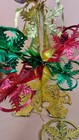 Set Of 4 Vintage Retro Foil Hanging Star Snowflakes Japan