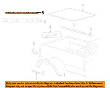 FORD OEM 07-08 F-150 Pickup Bed-Decal Sticker 7L3Z8442528A