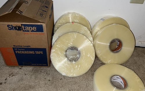 Shurtape 200 3M Clear Cello 6 Rolls = 6000 + Yards 2” Wide Free Ship - Picture 7 of 8