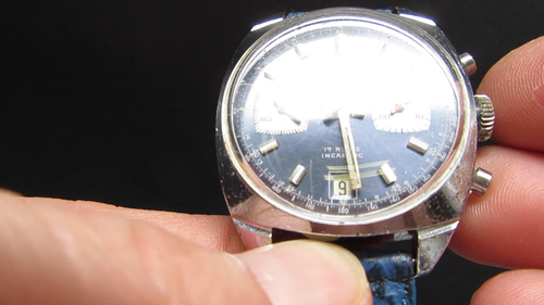 G560 Vintage "Concordia" Chronograph Valjoux 7734 Watch HAU ⭐⭐ - Video 1 of 1