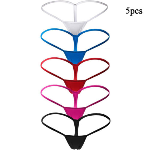 Mini Bikini Da Donna Micro Perizoma Intimo Solido T-Back Mutandine Lingerie ▼ - Zdjęcie 21 z 21