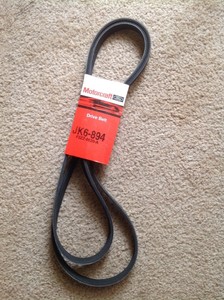 NOS-NEW-FORD-1993-MUSTANG-SVT-COBRA-SERPENTINE-FEAD-BELT-MOTORCRAFT