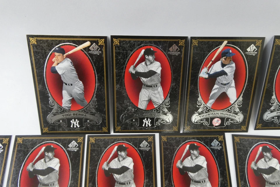 2007 Upper Deck SP Legendary Cuts Cooperstown Collection Baseball Cards Yankees - Image 3 of 4