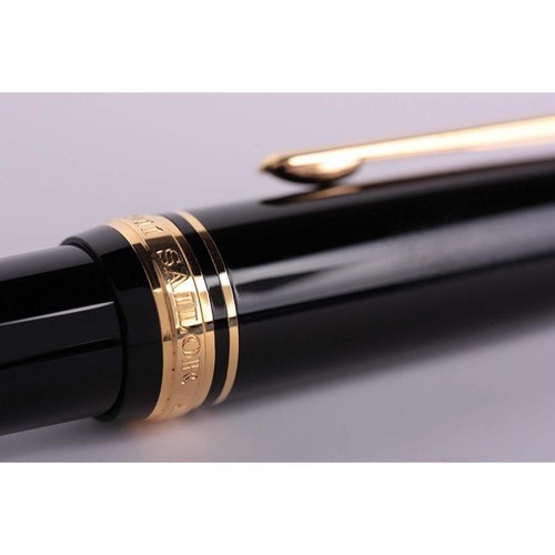 Sailor Professional Gear Realo Fountain Pen Piston Black Broad Nib 11-3926-620  - Picture 4 of 5