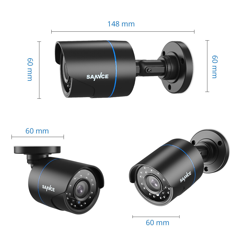 SANNCE 1x 1080P Outdoor Bullet Home CCTV Security Camera 100ft IR Night Vision - Picture 11 of 11